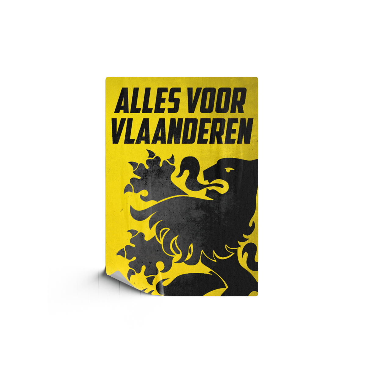 Zelfklever Alles Voor Vlaanderen