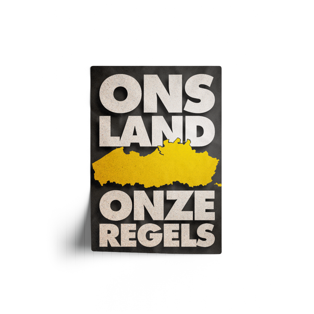 Zelfklever Ons Land Onze Regels