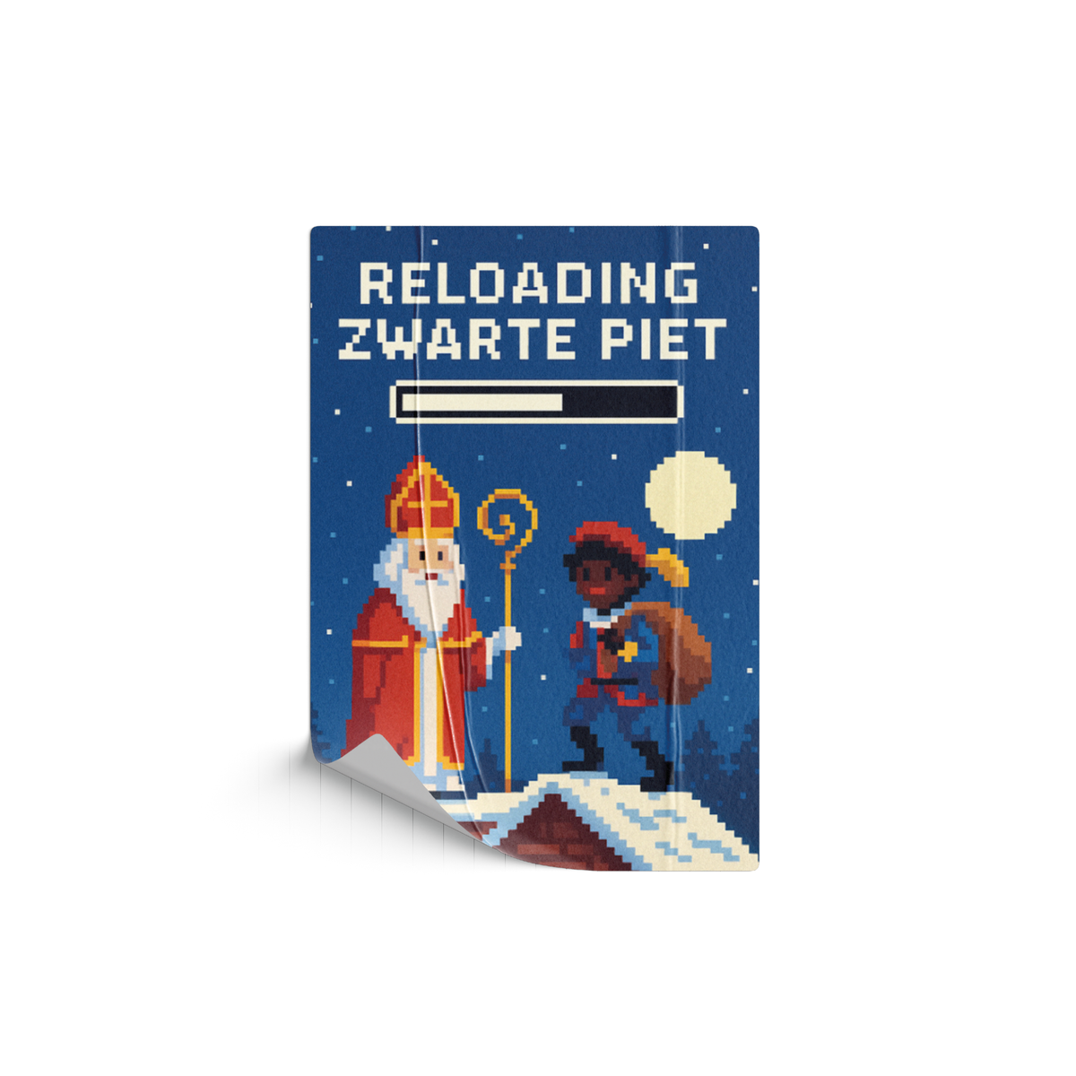 Zelfklever Reloading Zwarte Piet