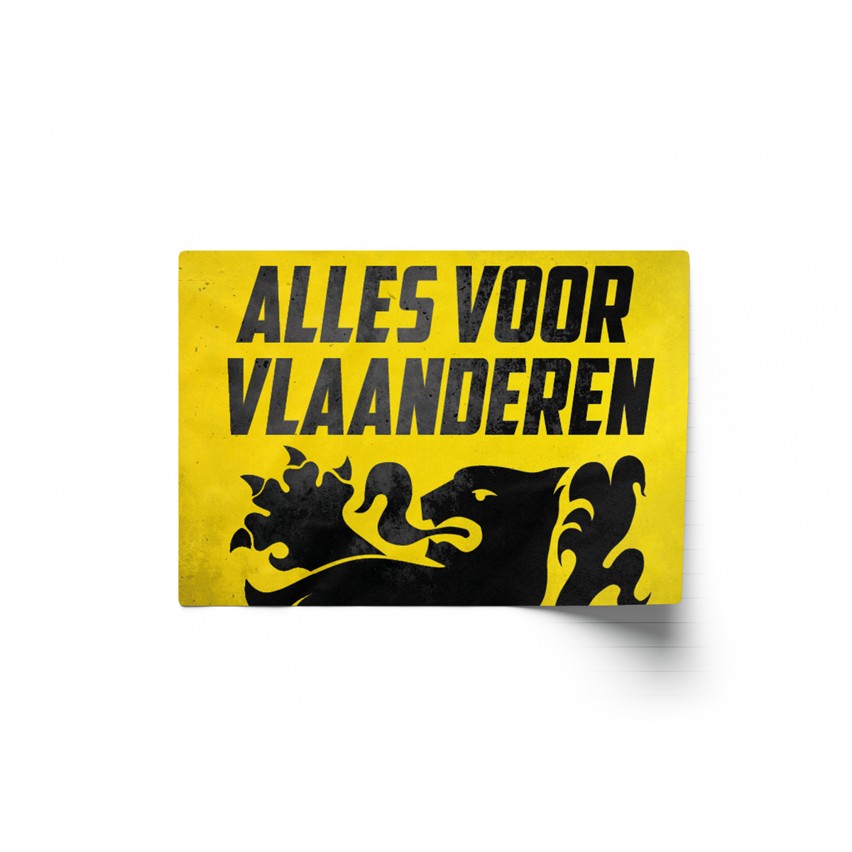 Zelfklever Alles Voor Vlaanderen (klein)