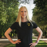 T-shirt Leeuw in schild VROUW