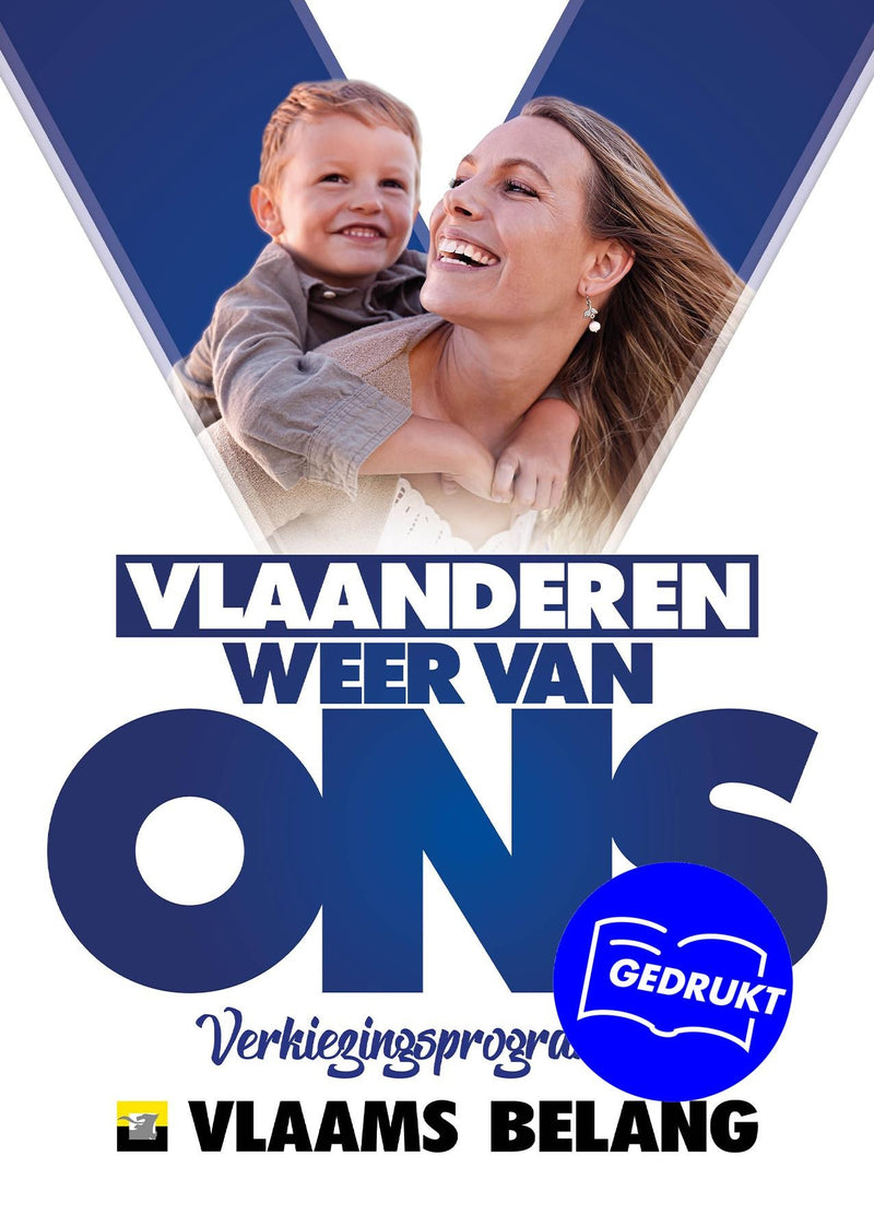 Vlaanderen weer van ons - verkiezingsprogramma 2024 (gedrukte versie)