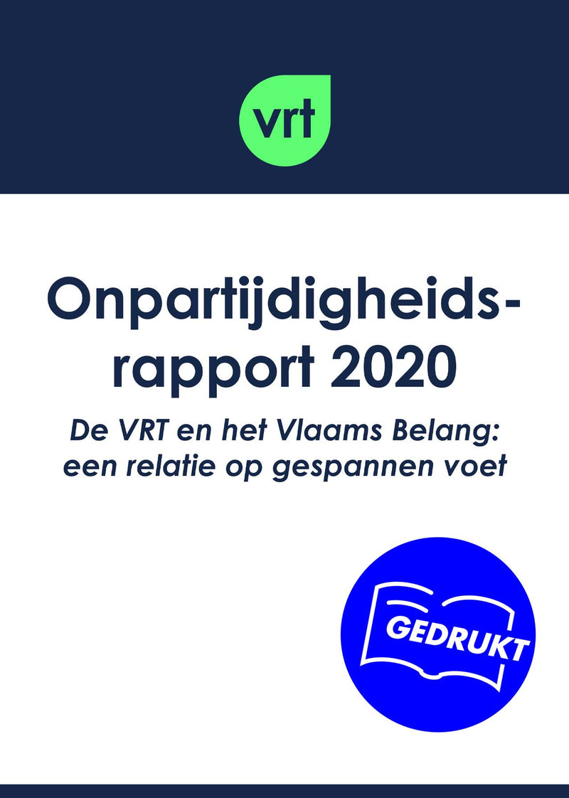 VRT Onpartijdigheidsrapport 2020 (gedrukte versie)