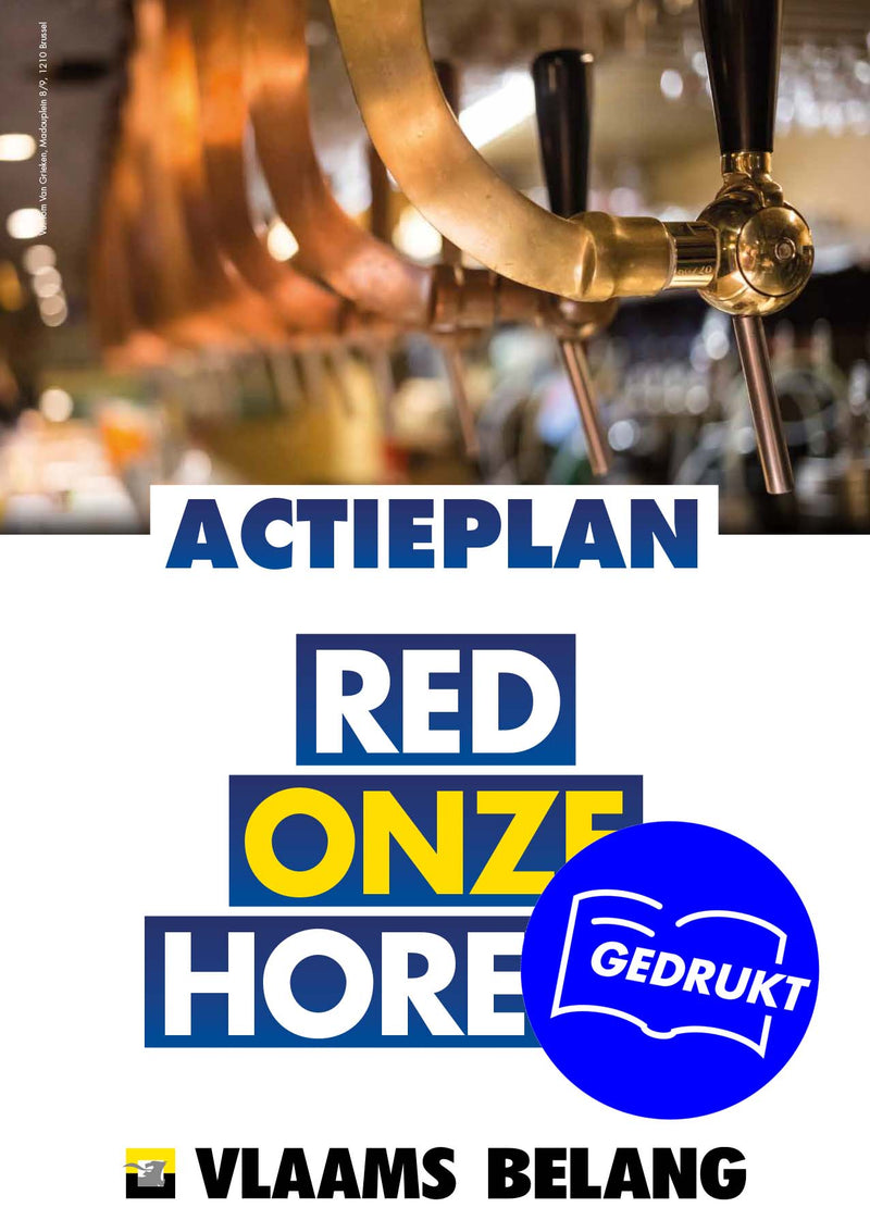Actieplan Red Onze Horeca (gedrukte versie)