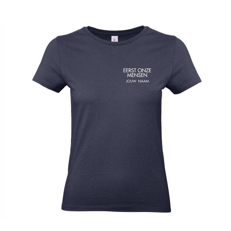 T-shirt Eerst Onze Mensen (gepersonaliseerd) VROUW