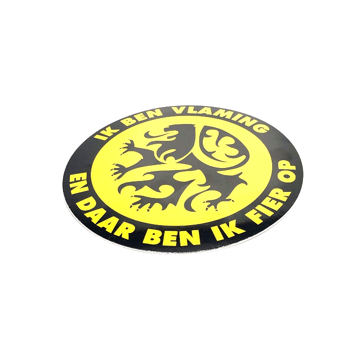 Ik ben Vlaming en daar ben ik fier op - Zelfklever