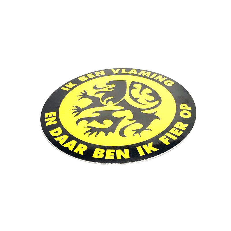 Ik ben Vlaming en daar ben ik fier op - Zelfklever
